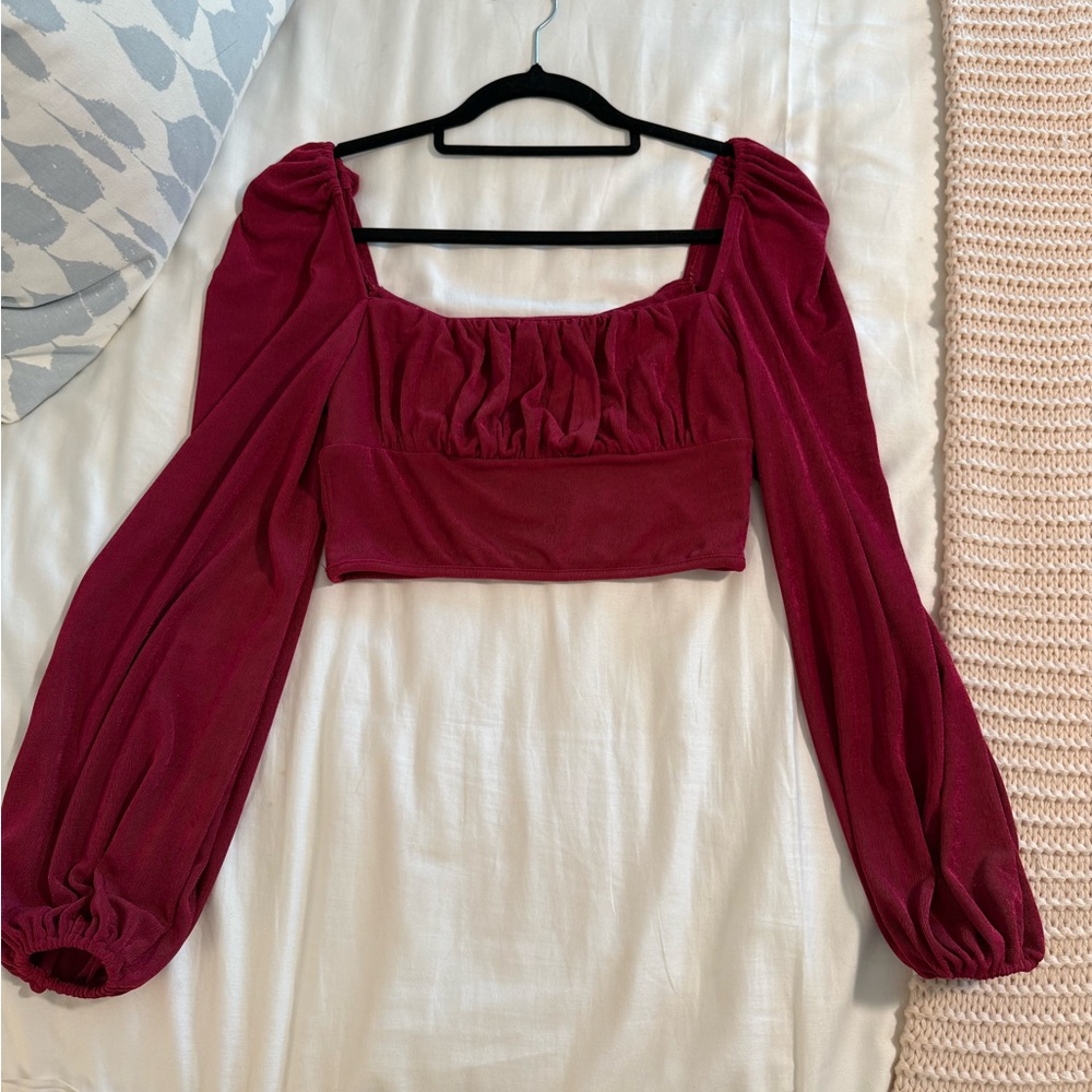 Princess Polly Dark Pink Women's Top